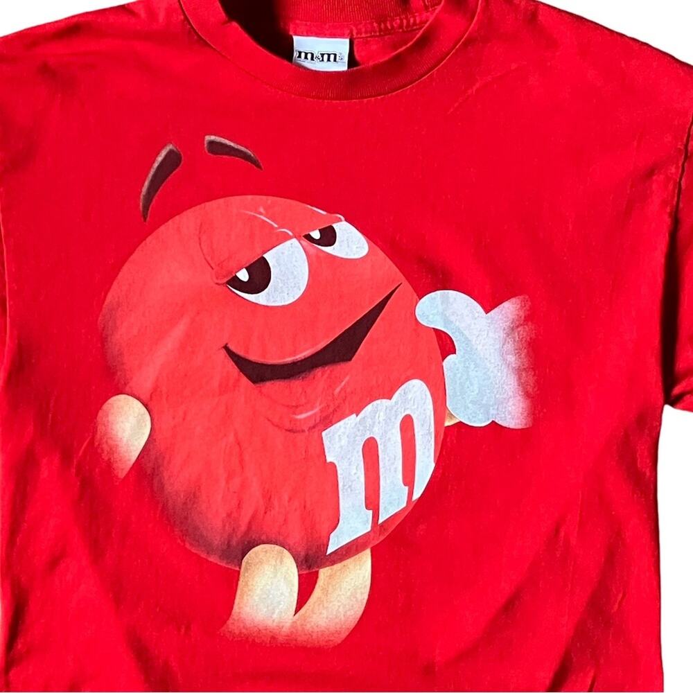 Red M&M Classic Shirt Size L